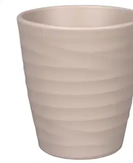 Obal na kvetináč WAVE ORCHID vlny keramický matný