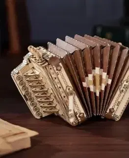 Drevené 3D Puzzle - Harmonika