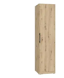 Šatníková skriňa MARO 51x213 cm dub artisan CDXS81-D78