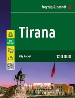 Tirana 1:10 000 - vreckový atlas
