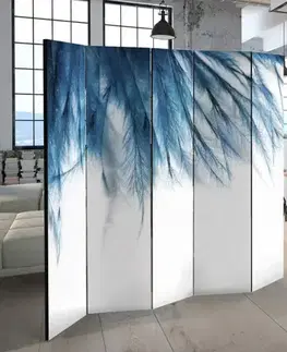 Paraván Sapphire Feathers Dekorhome