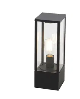Inteligentná vonkajšia stojaca lampa čierna 40 cm vrátane WiFi ST64 - Charlois