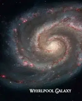 (D) 3D pohľadnica štvorec Whirpool Galaxy
