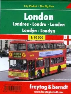 Londýn City plán centra 1:10 tis FB PL23CP
