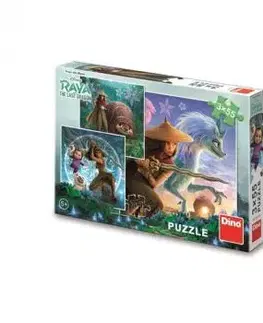 Puzzle Raya a kamaráti 3x55 Dino