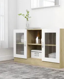 Presklená komoda Dekorhome