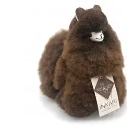 Plyšová hračka Alpaca SMALL - CHOCOLATE - INKARI Alpaky