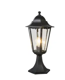 Klasická vonkajšia lampa podstavca čierna 48 cm IP44 - New Orleans