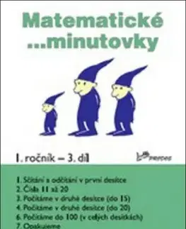 Matematické minutovky 1. ročník 3. díl - Josef Molnár, Hana Mikulenková