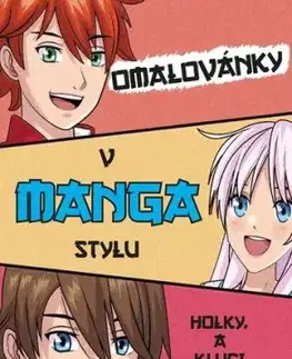 Omalovánky v manga stylu: Holky a kluci