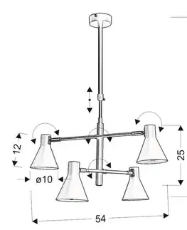 Závesná lampa LESS Candellux