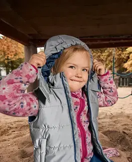 Reflexná detská prešívaná vesta
