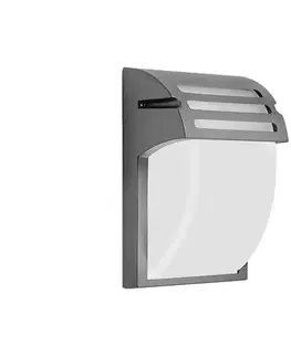 Prezent  - Vonkajšie nástenné svietidlo AMALFI MINI 1xE27/60W/230V antracit 
