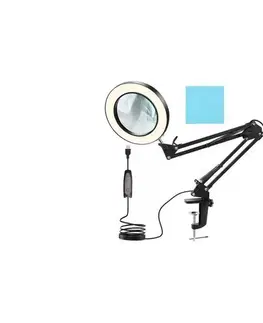 Izoxis 23893 Kozmetická lampa s lupou čierna