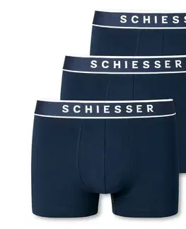 Boxerky SCHIESSER, 3 ks, tmavomodré
