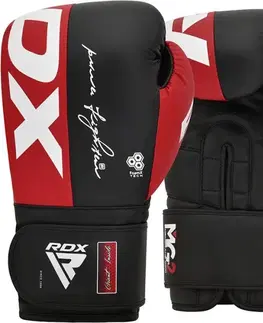 RDX Boxerské rukavice F4 HOOK & LOOP Red  10 OZ