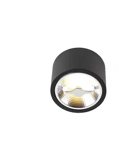 Moderné stropné bodové svetlo čierne AR111 vrátane LED - Expert