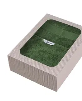 Dekoria Súprava 3 ks uterákov Cairo green, 2 szt. 50 x 90 cm  / 1 szt. 70 x 140 cm