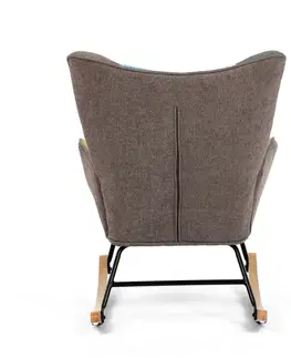 Hojdacie kreslo PW2, patchwork