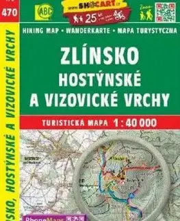 Zlínsko, Hostýnské a Vizovické vrchy - TM 470 - 1:40 000