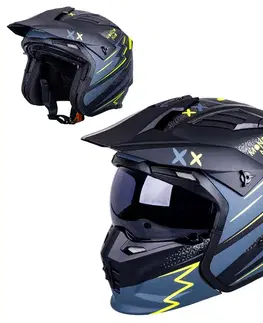 W-TEC Badalone Graphic matno čierno-žltá - M (57-58)