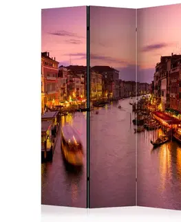 Paraván City of lovers, Venice by night Dekorhome