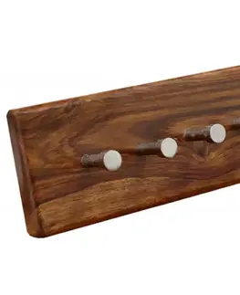 Vešiak na kľúče Tina s 4 háčikmi 25x10x2,5 indický masív palisander