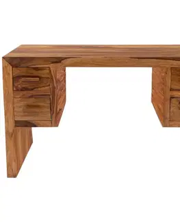 Písací stôl Kali 130x76x70 indický masív palisander