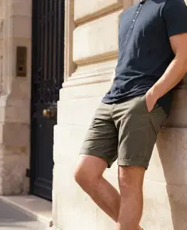 Šortky chino, kaki