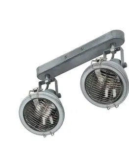 Nástenná lampa Crodo E14 sivá