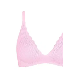 Podprsenka sloggi ZERO FEEL PUSH-UP, florálna ružová