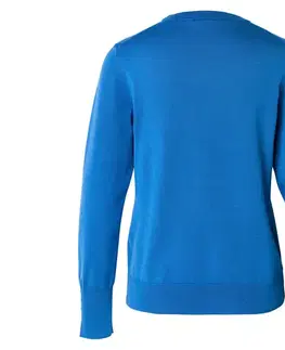 Pulóver z jemného úpletu, modrý