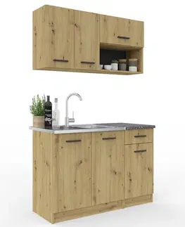 Malá kuchyňa NIKA 120, artisan