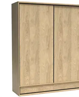Skriňa Mediolan M19 Natural Hikora