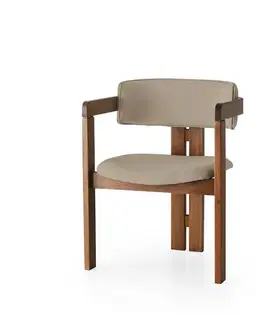 Jedálenská stolička CO Mink and Walnut