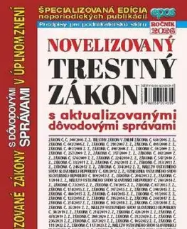 Novelizovaný Trestný zákon 5/2026