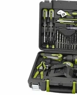 EXTOL CRAFT Náradie 46-dielna sada s AKU skrutkovačom 1x 2V/2Ah Li-ion, EXTOL CRAFT