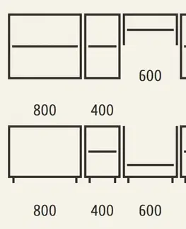 BARDIS 260 kuchynská linka z MDF, biela