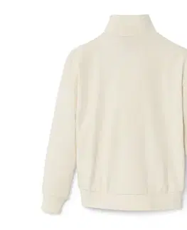 Detská mikina s vysokým golierom na zips