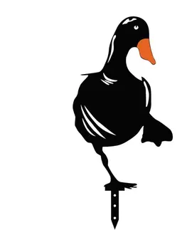 Súprava dekoratívnych kovových doplnkov do záhrady Ducks