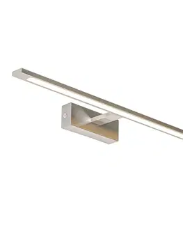 Oceľová nástenná lampa 62 cm vrátane LED IP44 - Jerre