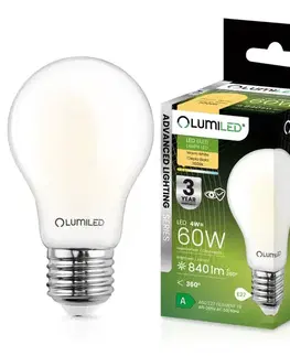 Žiarovka LED A60 FIL FR 4W E27 840LM 3000K