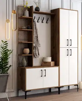 Predsieňová stena Viyana DA - Walnut, White