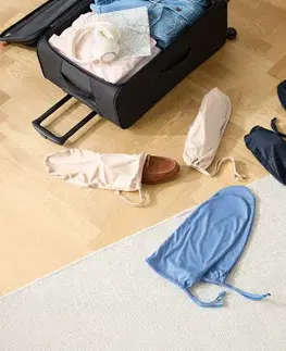 Cestovné vrecká na topánky a bielizeň, 6 ks