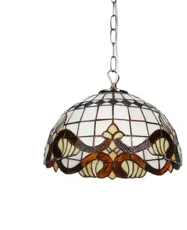Závesná lampa Marsala 30 Patina 1X60 E27 Tienidlo z farebného skla