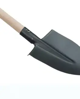 Čierny rýľ s drevenou násadou 08637