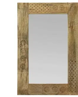 Zrkadlo Manu 90x60 indický masív mango