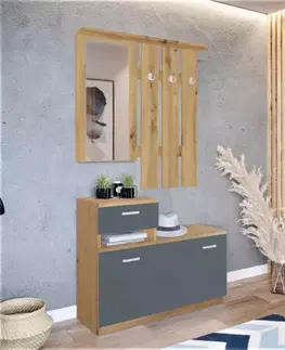 Predsieňový nábytok Vegas artisan/grafit