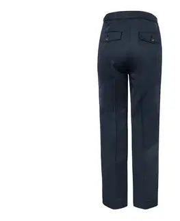 Moderné nohavice chino, tmavomodré