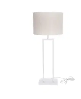 Dekoria Stolová lampa Snow White 78cm, 30 x 78 cm